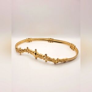 Judith Leiber Art Deco Vintage Gold Belt